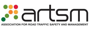 artsm logo - multicolour dots forming an arrow shape
