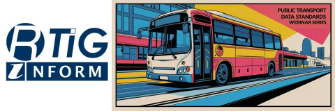 Bus in bright pop art colours